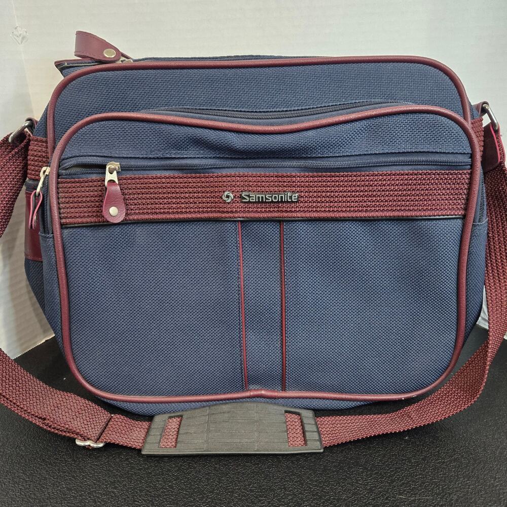 Vtg Samsonite Silhouette 4 Canvas Travel Case Bag Briefcase Carry-on 1980s